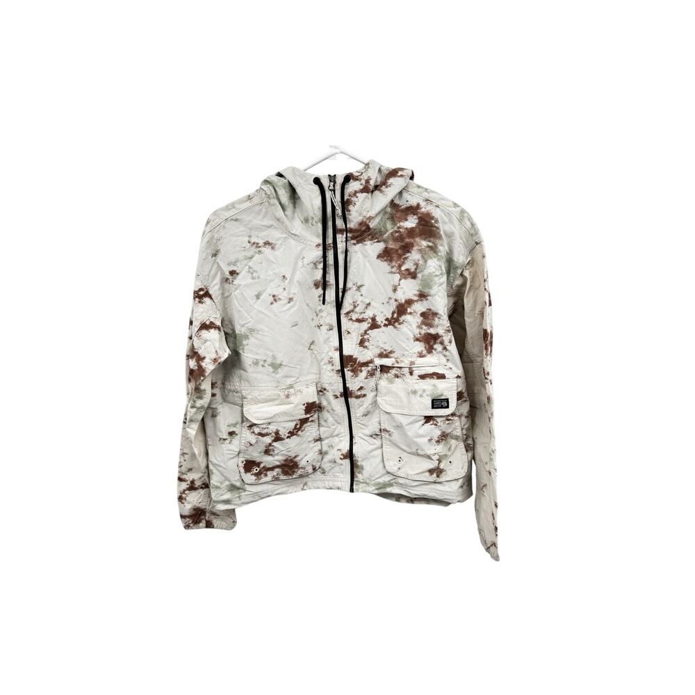 Mountain Hardwear Women's Stryder Full Zip Drk Quartz/Nebula Dye Prt Size Large